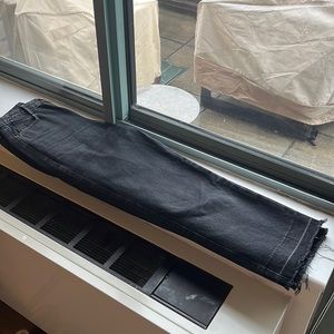 Zara jeans with frayed edges